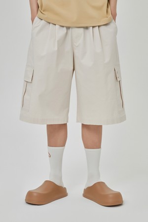 시티 코튼 버뮤다 팬츠(IVORY)