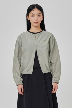 넥리스 자켓 여자(D.CHARCOAL GREY)