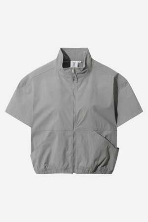 아이스클래쉬 반팔 스탠넥 자켓 여자(L.MINT)