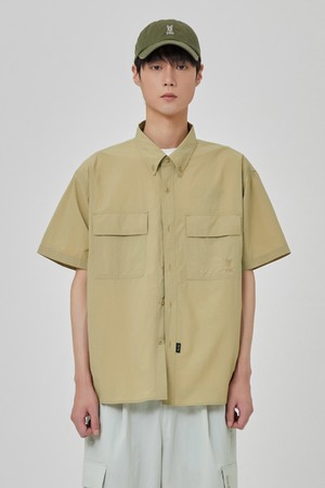 러슬 경량 숏 셔츠(TAN)