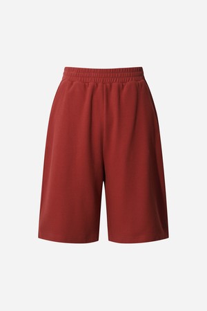 그리드 와플 버뮤다 쇼츠(RED)