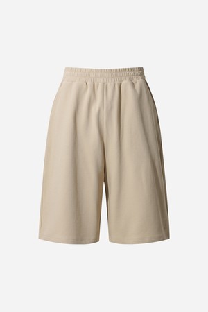 그리드 와플 버뮤다 쇼츠(TAN)