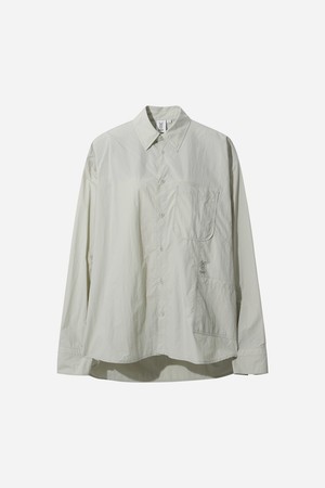 러슬 경량 오버핏 셔츠(BEIGE)