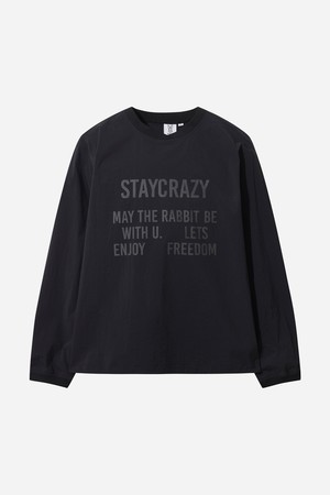 노튼 레터링 프린트 피스테 (BLACK(블랙))