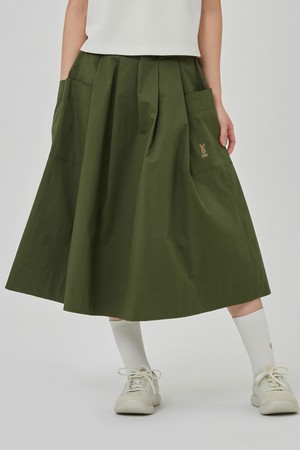 시티 코튼 포켓 스커트 여자(KHAKI)