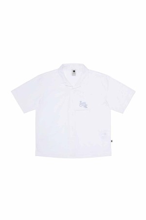 브리즈 라이트 시어서커 카라 셔켓 WHITE