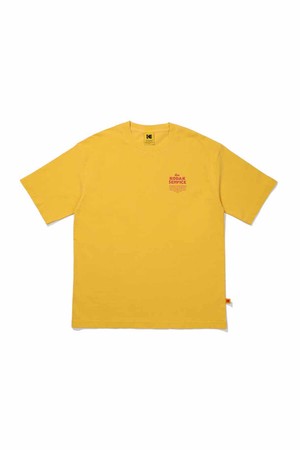 에센셜 워싱 반팔 티셔츠 YELLOW