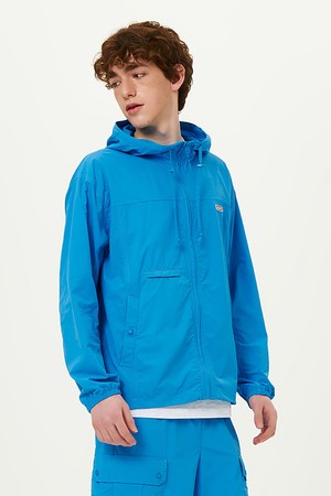 브리즈팝 후드 긴팔 자켓 BLUE