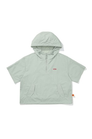 브리즈팝 크롭 후드 아노락 우먼 MINT GREEN