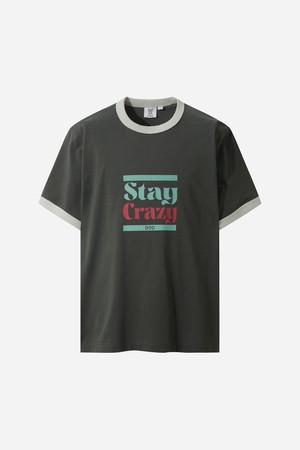 에이드 링거 라운드 반팔 티셔즈 남자(D.CHARCOAL GREY)