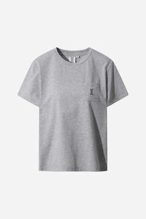 소로나 포켓 반팔 티셔츠 여자(MELANGE GREY STANDARD)