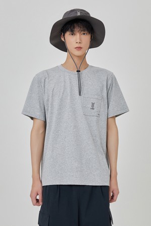 소로나 포켓 반팔 티셔츠 남자(MELANGE GREY STANDARD)