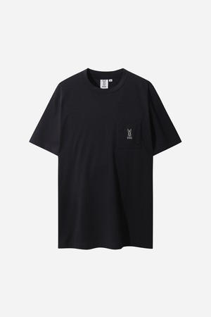 소로나 포켓 반팔 티셔츠 남자(BLACK)