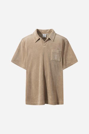 테리업 카라 티셔츠 남자(TAN)