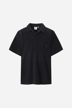 테리업 카라 티셔츠 남자(BLACK)