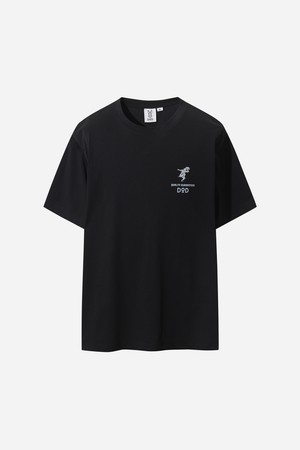 소로나 그래픽 반팔 티셔츠 (BLACK)