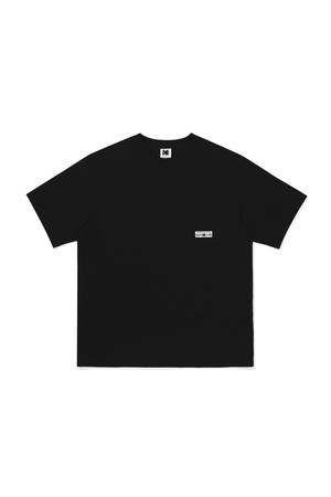 플래시 그래픽 반팔 티셔츠 BLACK