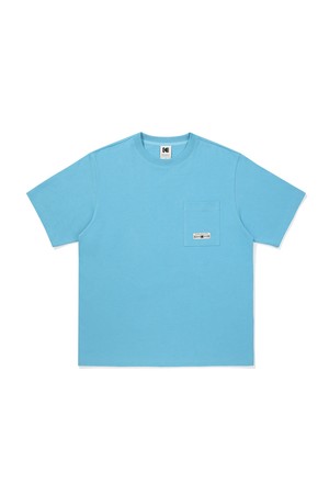 플래시 그래픽 반팔 티셔츠 S.BLUE