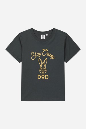 스파이스업 라운드그래픽 반팔 티셔츠 키즈(D.CHARCOAL GREY)