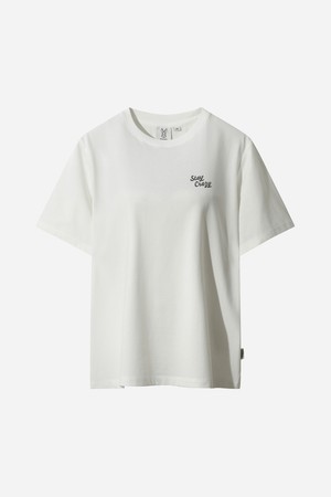 스파이스업 빈티지 그래픽 반팔 티셔츠 여자(OFF WHITE 2)