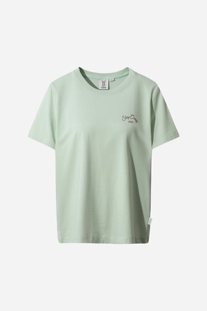 스파이스업 라운드그래픽 반팔 티셔츠 여자(MINT)