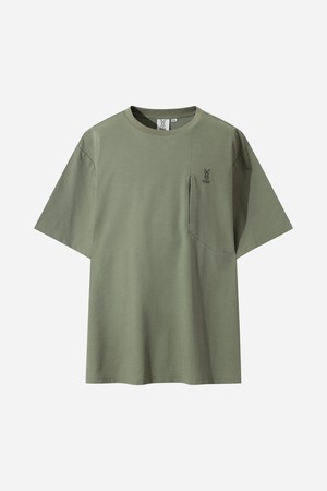 다이브쿨 포켓 반팔 티셔츠 남자(L.CHARCOAL GREY)