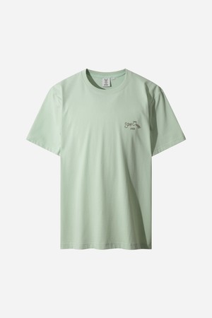 스파이스업 라운드그래픽 반팔 티셔츠 남자(MINT)
