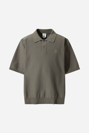 썸머 에어로실버 카라 니트 남자(DARK BEIGE)