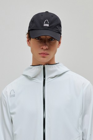 시에라디자인 로고 자수 볼캡 BLACK