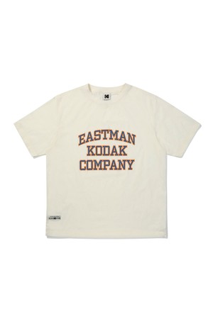 플래시 우븐 반팔 티셔츠 IVORY