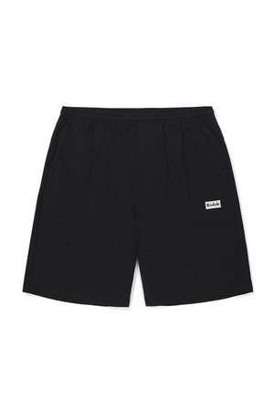 플래시 우븐 5부 반바지 BLACK