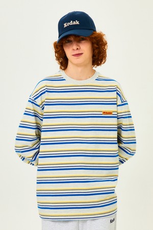 릴렉스핏 스퀘어로고 볼캡 BLUE