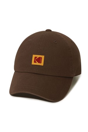 릴렉스핏 스퀘어로고 볼캡 BROWN