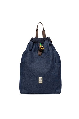 하디 데님 스트링 버킷 백팩 (20L) DENIM