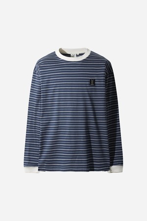 유니) 스트라이프 베이직 긴팔 티셔츠(MULTI)