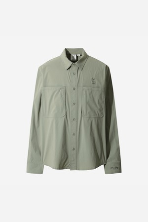 유니) 캠퍼 아웃포켓 셔츠(L.KHAKI)