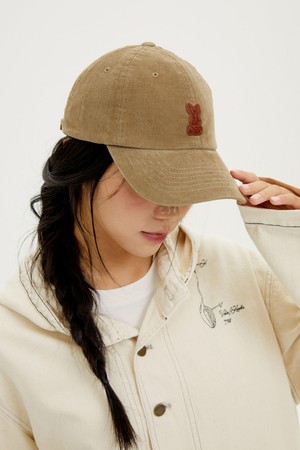그레인필드 코듀로이 볼캡(BEIGE)
