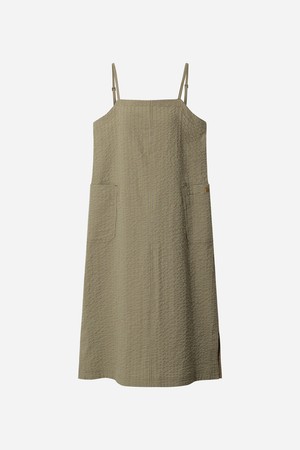 여성) 올데이체크 원피스(BROWN)