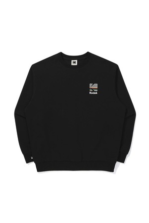 레인보우 맨투맨 BLACK