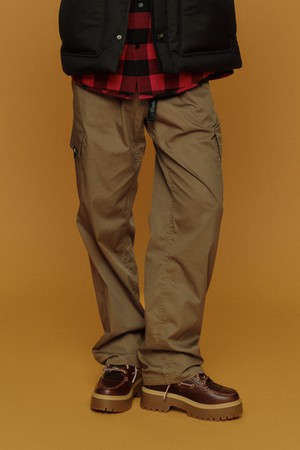 세미오버 스트레이트 카고 팬츠 BROWN