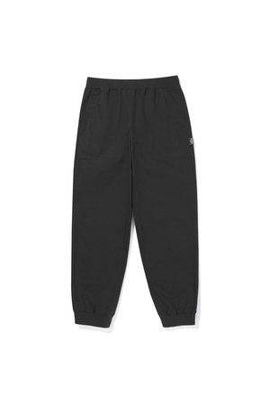 코튼 레귤러 조거 이지 팬츠 BLACK
