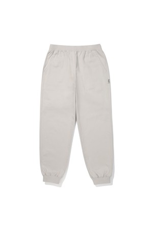 코튼 레귤러 조거 이지 팬츠 LIGHT GREY