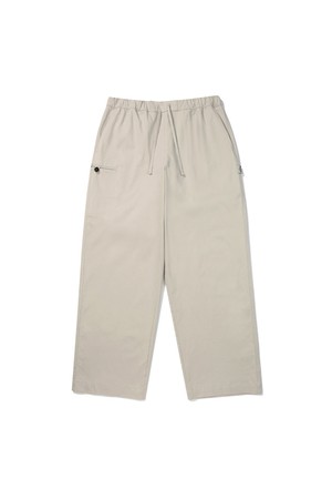 코튼 와이드 스트레이트 이지 팬츠 LIGHT GREY