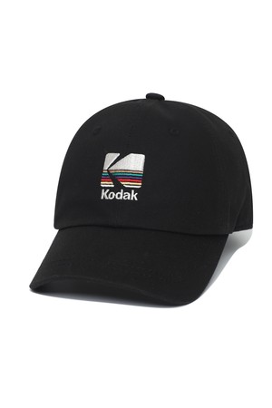 시그니처핏 레인보우 자수 볼캡 BLACK