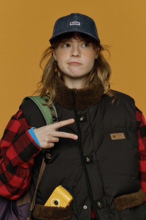 오버핏 빈티지 데님 볼캡 DENIM