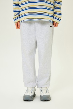 미니 로고 조거 팬츠 WHITE MELANGE