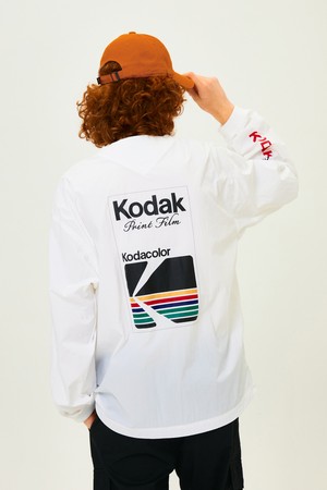 레인보우 우븐 긴팔 피스테 WHITE