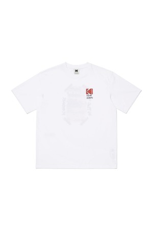 [현예슬 작가] 모먼츠 에어로쿨 반팔 티셔츠 WHITE