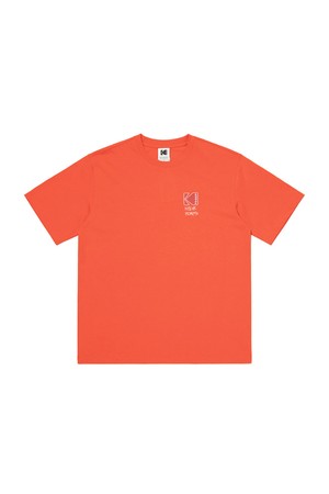 [현예슬 작가] 모먼츠 에어로쿨 반팔 티셔츠 RED