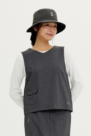 여성) 어반스루 슬리브리스(GREY)